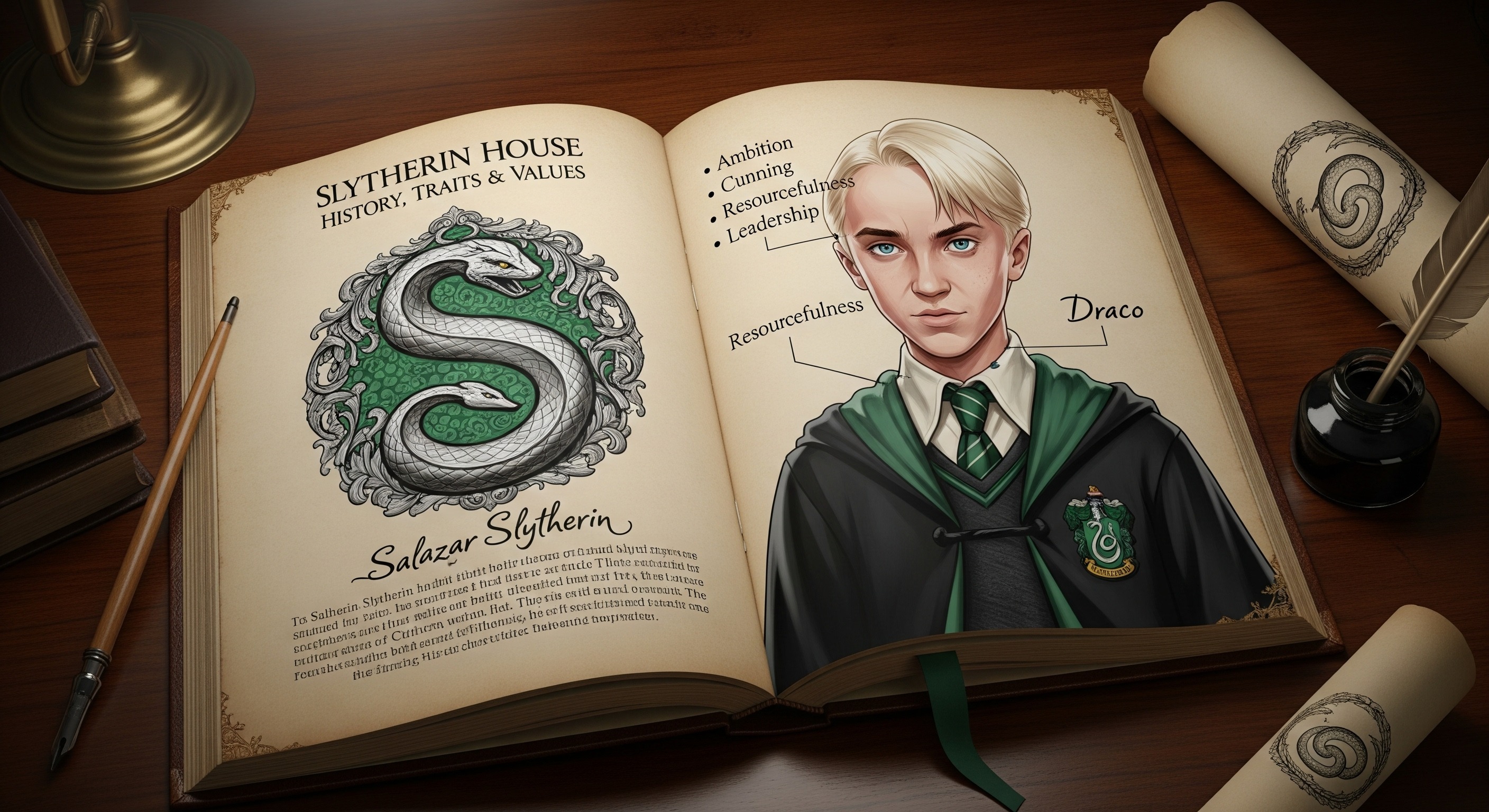 Slytherin House 🐍

History of Slytherin, Traits & Values - Draco Malfoy