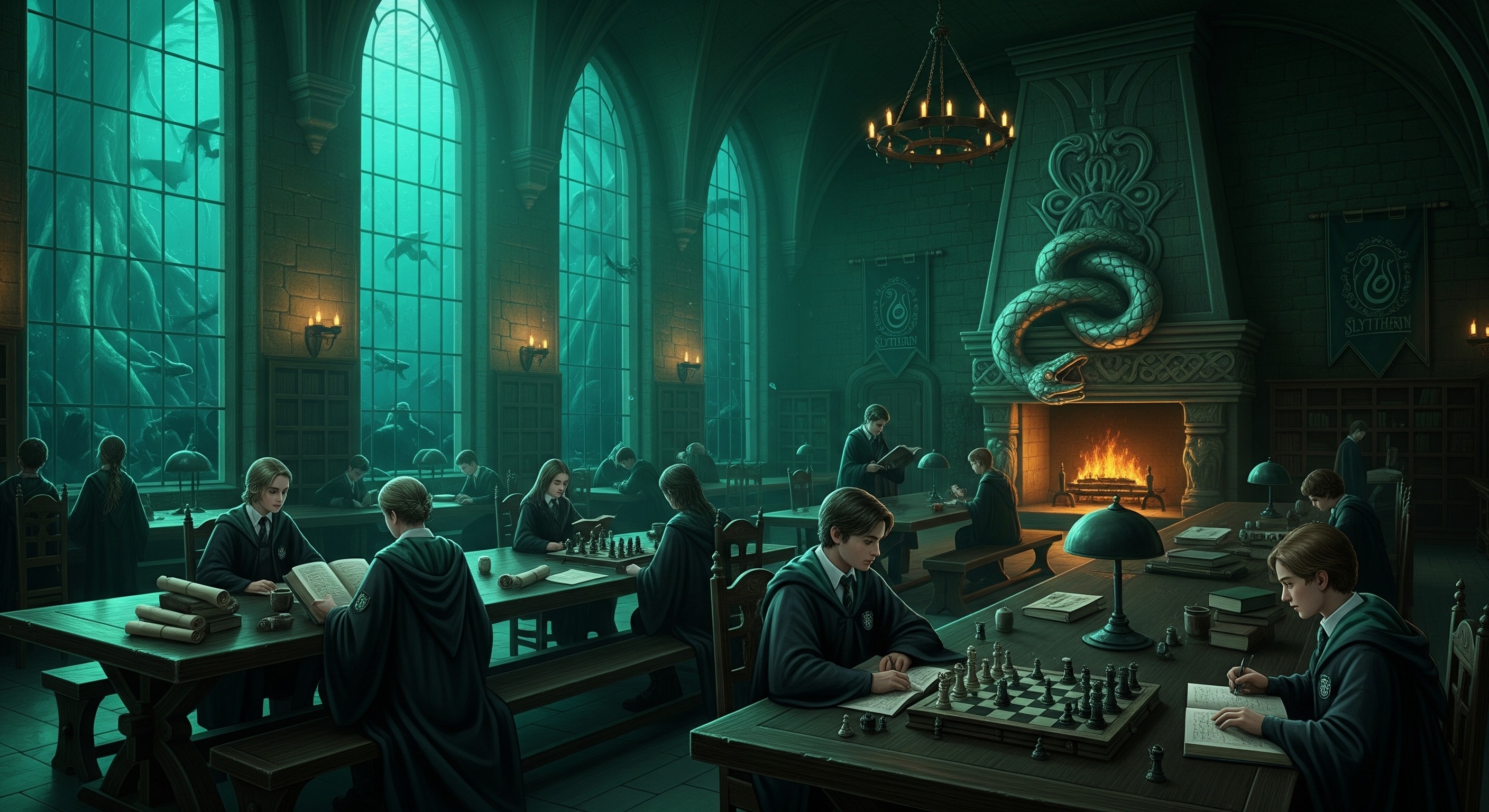 Slytherin House 🐍

Ambition, resourcefulness, and resolve—Slytherin prizes strategy and results, honed beneath the green‑lit waters of the Black Lake.
